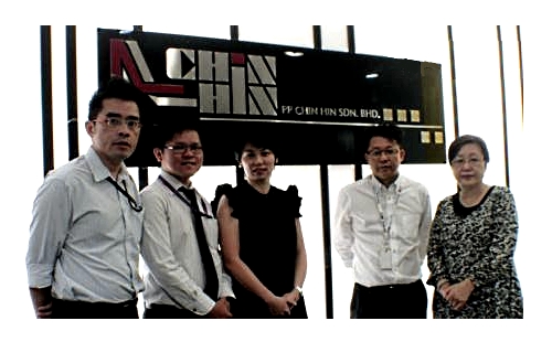 Representatives from Grant Thornton and MCIL Multimedia posing after the first stage of auditing. Photo courtesy: Sin Chew Daily