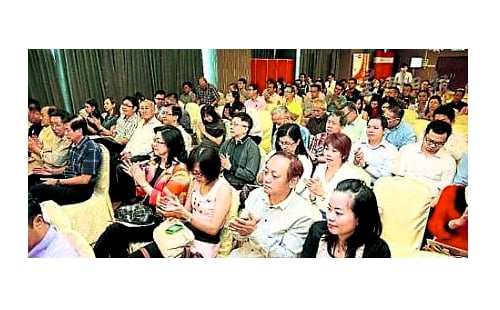 SME representatives actively taking part in the Ipoh briefing. Photo courtesy: Sin Chew Daily