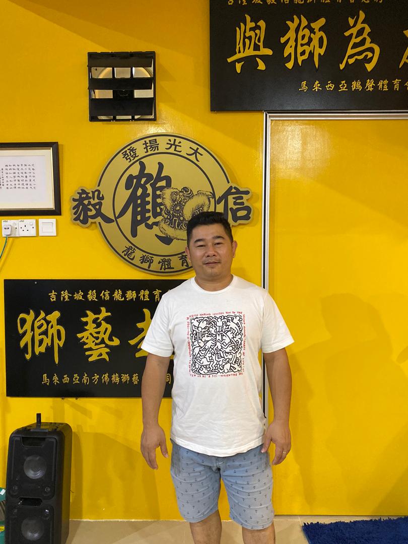 邝文昌·37岁·吉隆坡人·业余舞狮教练