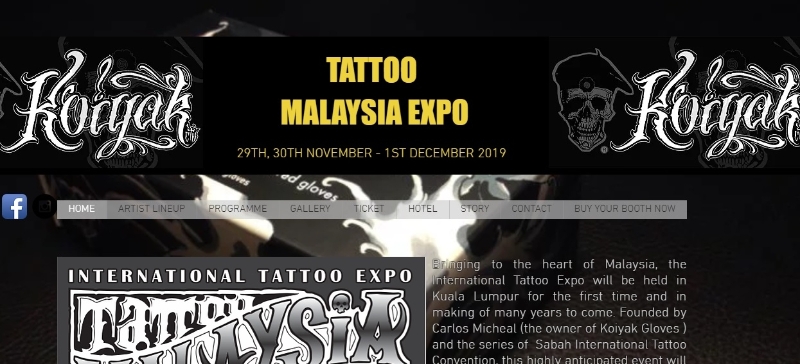 （照片取自Tattoo Malaysia Expo脸书）