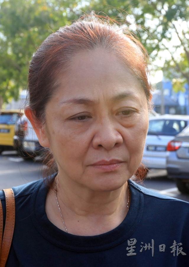 男嫌犯的姑姑高宝莲：她奉献了股票、定期存款、保险和公积金等，多达100万令吉的养老金就这样没了。