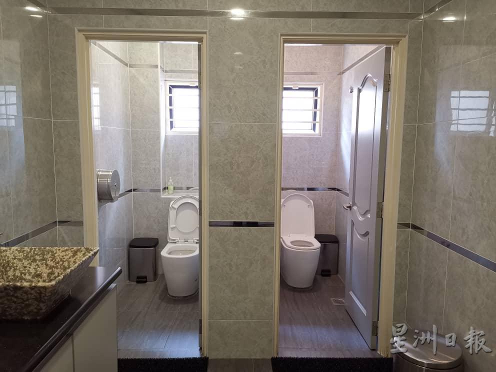 食肆拥有卫生整洁的厕所环境，获选为我的雪兰莪清洁厕所。