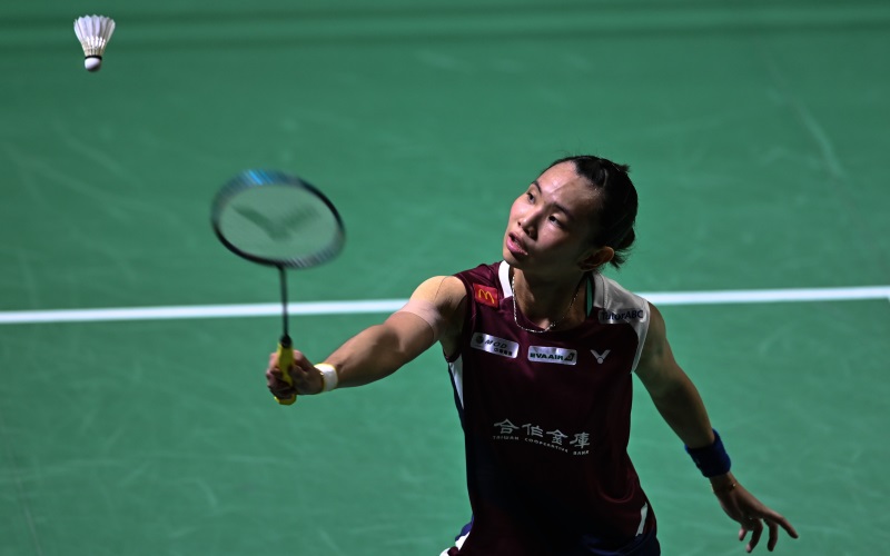 在台湾热搜运动员排行榜，世界羽球一姐戴资颖连续两年居首。（图：法新社）