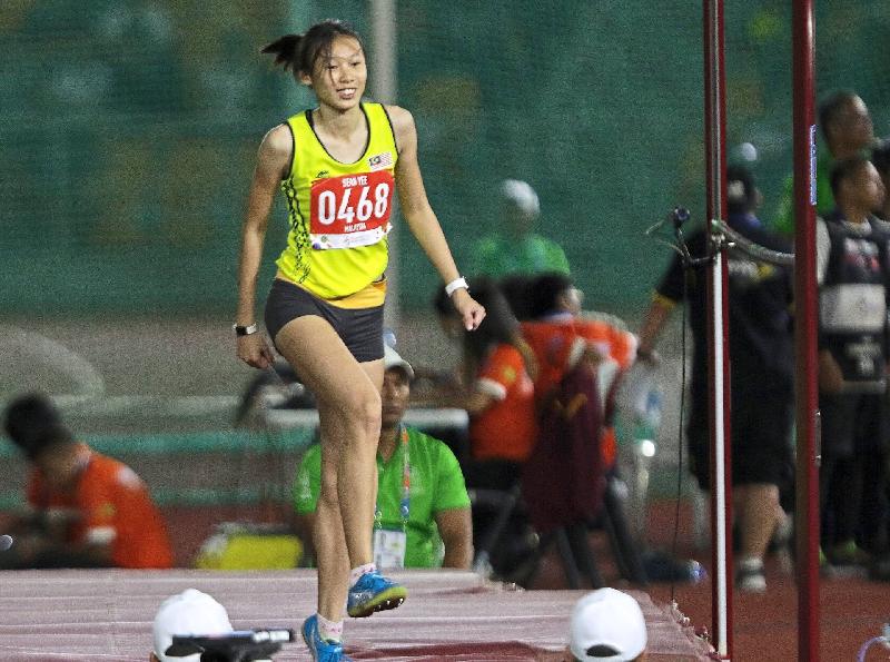 叶倩仪成为大马体坛历史上第一位在东运会夺得女子跳高金牌的选手。