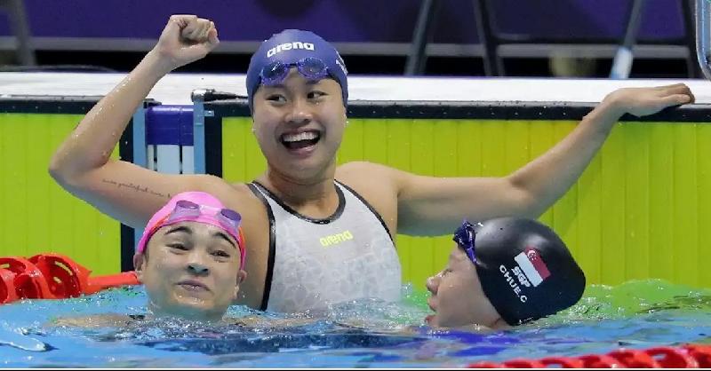 彭靖恩在本届菲律宾东运会表现出色，勇夺女子50公尺蛙泳和100公尺蛙泳金牌，为游泳队挽住颜面。
