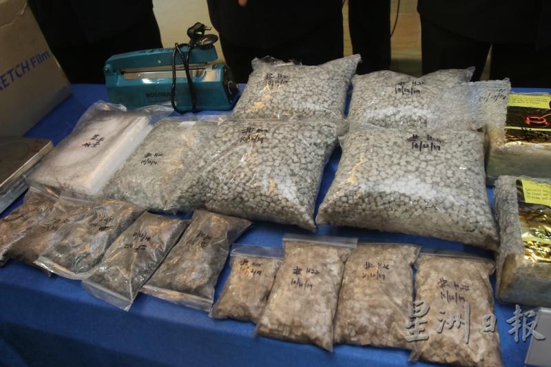 警方识破毒贩试图以快递服务运毒的手法后，循著线索到槟城捣破毒品案，在槟城起获市价逾200万令吉的毒品。