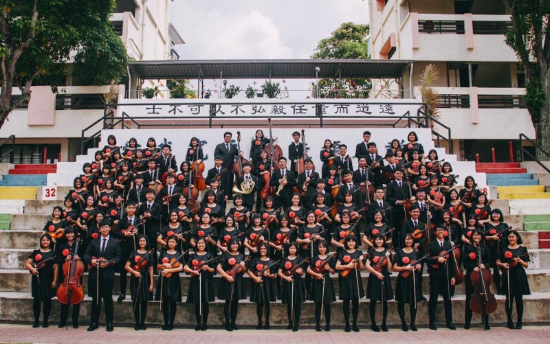 新山宽中弦乐团目前拥有357名团员，是全校第一大团。