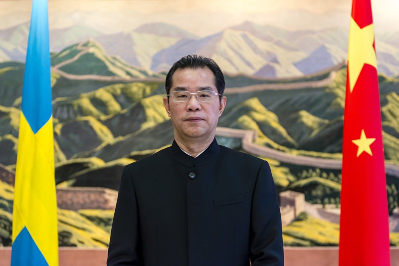 中国驻瑞典大使桂从友说，中国已取消两个企业代表团访问瑞典的计划。（互联网照片）