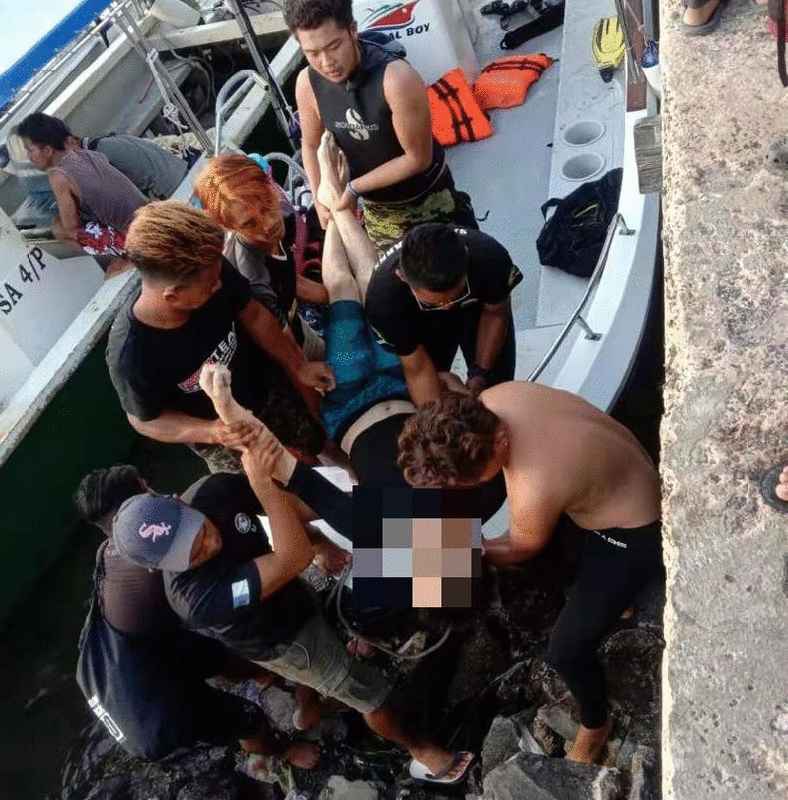 鱼炮炸死1潜水教练2游客。