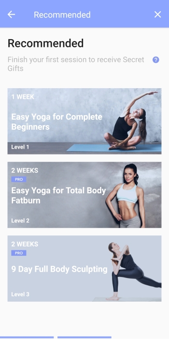 Daily Yoga应用程式拥有超过500个详细讲解的瑜伽体式视频，还有各种高级瑜伽老师开办的工作坊。