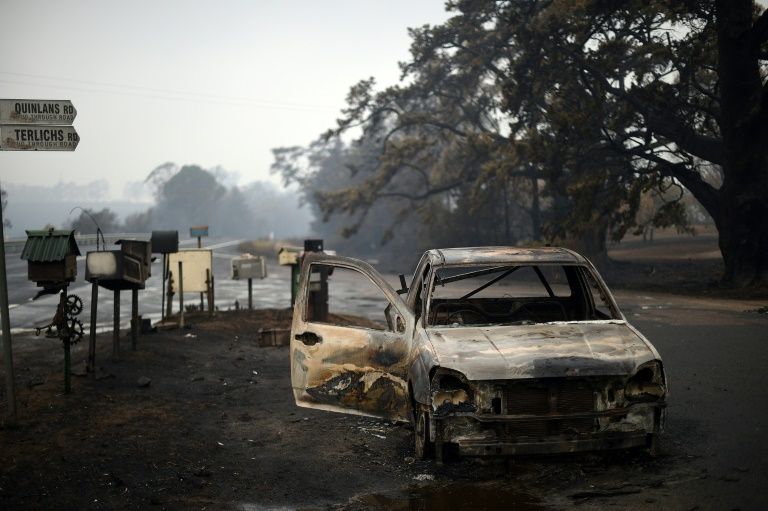 Fires have ripped through vast areas of countryside, burning up everything in their path. Photo courtesy: AFP