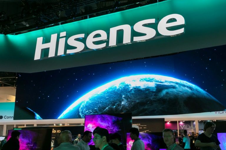 Hisense and other Chinese firms have a strong presence at the 2020 Consumer Electronics Show despite geopolitical tensions. Photo courtesy: AFP