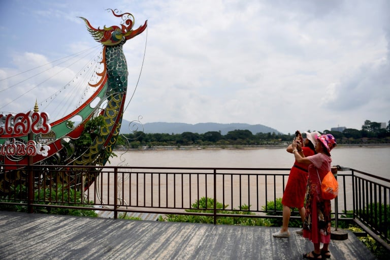 The 'Golden Triangle', the intersection of northern Thailand with Myanmar and Laos, was notorious for conflict and drugs but is now boosted by Chinese investment. Photo courtesy: AFP