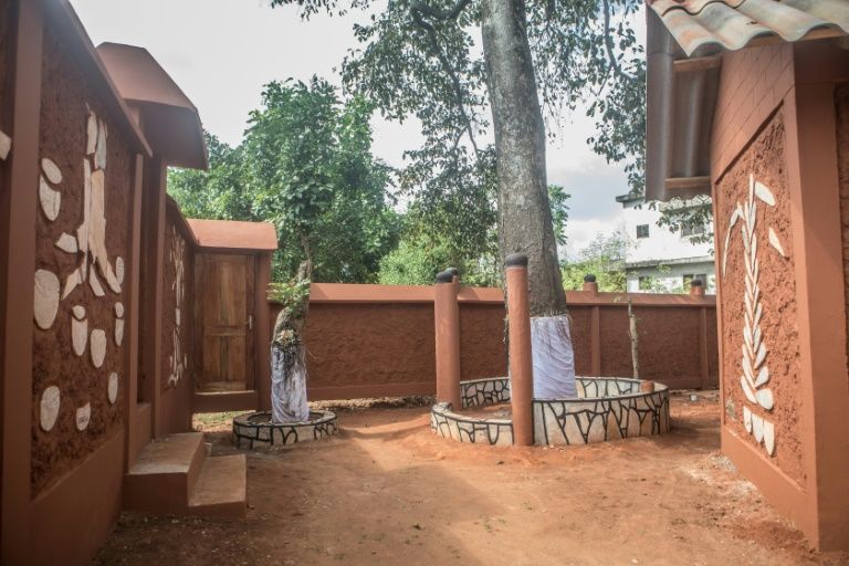 Dilapidated squares owned by voodoo-worshipping households are being renovated -- they are a vital part of social and spiritual life in Porto-Novo. Photo courtesy: AFP