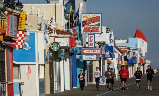 Ocean City is better known for its pizzerias and popcorn stands than for high-end restaurants. Photo courtesy: AFP