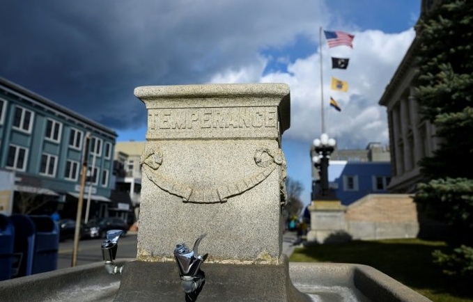 A fountain built by the Temperance League, a movement opposed to alcohol consumption, in Ocean City. Photo courtesy: AFP