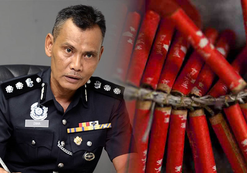 麻坡警区主任查哈鲁丁：麻坡警方已批准46张售卖烟花鞭炮准证。