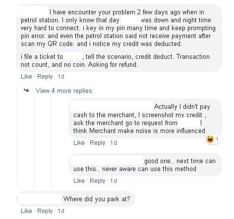 网民在留言处分享经验,其中一人说,他在过账后,尽管商家说没有获得款额,但他并没有二度付款给卖家,反之是要求商家自行向电子钱包公司投诉。 网民在留言处分享经验,其中一人说,他在过账后,尽管商家说没有获得款额,但他并没有二度付款给卖家,反之是要求商家自行向电子钱包公司投诉。