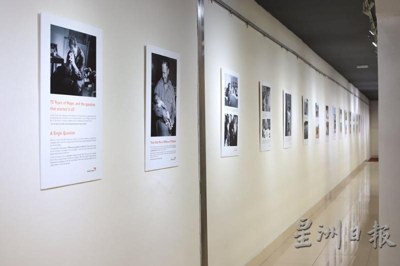 配合世界宣明会欢庆70周年，马来西亚世界宣明会在万达广场的The Ledge美术馆举办名为“70年的希望”的图片展。
