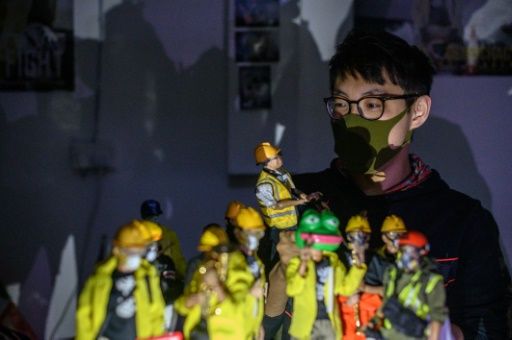 The different parts of the figures had to be manufactured in seven countries to avoid political sensitivities -- especially in mainland China. AFP