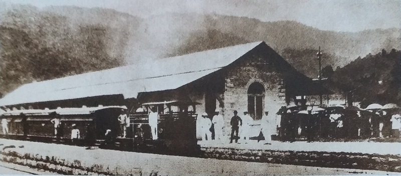 马来联邦的首条火车路建于1885年，从太平至“砵威”。（图：受访者提供）