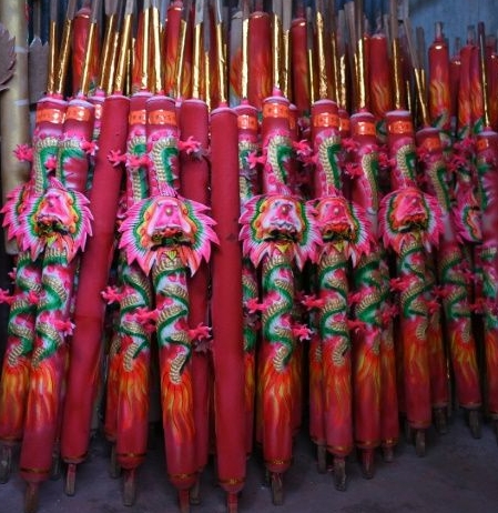 As well as Lunar New Year, incense sticks are used for other major Chinese festivities. AFP