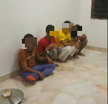 霹雳州移民局官员在临检行动中，逮捕多名非法外劳。