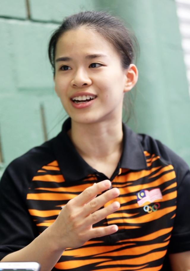 22岁的陈昌敏表示，她职业生涯的最大目标是要在所有重大赛事中，在自己所参加的三个单项都收获奖牌。