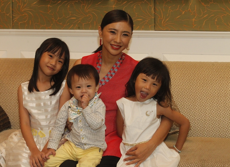 3子之母的蔡佩璇，过去一整年都忙著顾小孩，今年她希望能在学习方面好好规划一番。
