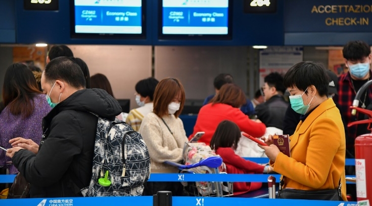 Chinese in Italy have been subjected to abuse since the coronavirus outbreak. AFP