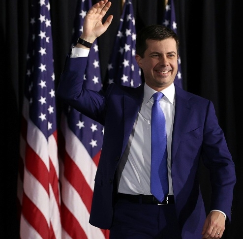 Democratic presidential candidate Pete Buttigieg claims victory in Iowa although full results have not yet been released. AFP