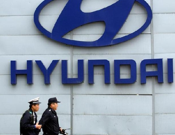 The Hyundai and Kia plants in South Korea have run out of Chinese-supplied parts. AFP
