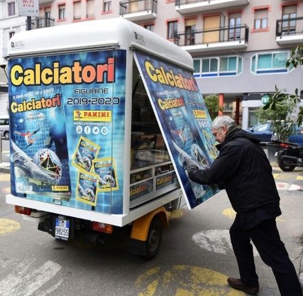 Carbini came up with the mobile newsagent's idea to counter the disappearance of newsstands. AFP