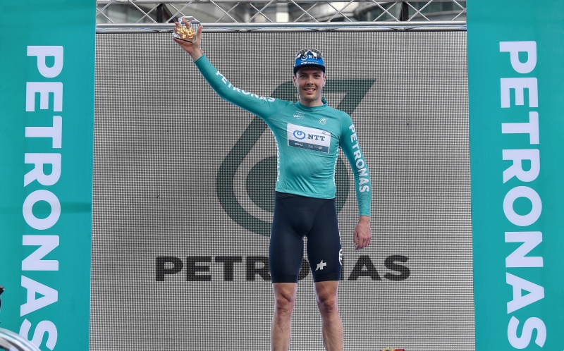NTT脚车队的德国骑士维尔谢赢得浮罗交怡脚车长途赛第3赛段的冠军，因此也成功拿到绿衫。