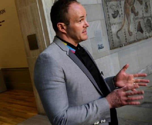 Museum director Christopher Bedford said the idea of acquiring only art by women was 'radical.' AFP