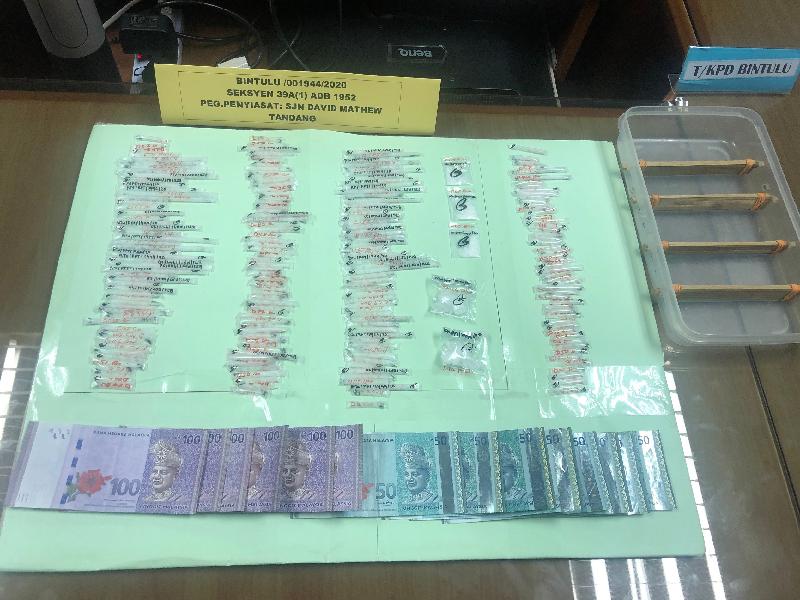 
警方再度立功，扣两名印尼籍男子，查获21.19克冰毒及现款1000令吉。