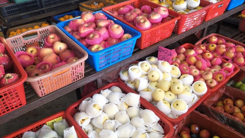 市场上40%梨子及苹果供应量源自中国进口。