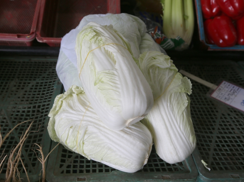 中国白菜近一星期的价格，已调整至每公斤7令吉。