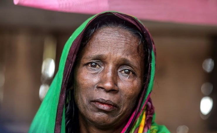 Mosammat Rashida has been blamed for her husband's untimely death by superstitious villagers. AFP