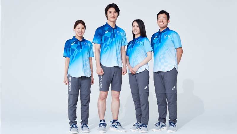 因新冠肺炎疫情影响，东京奥运志愿者培训将展延。图为东奥志愿者制服。（档案照）