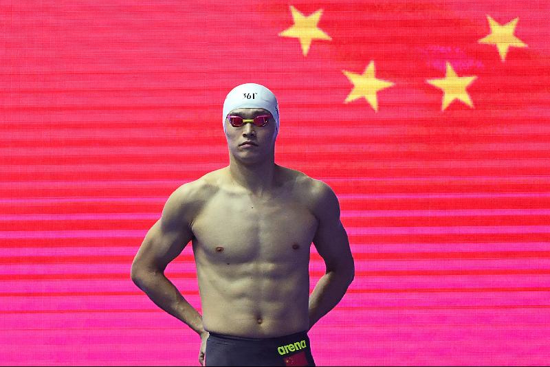中国泳总对于孙杨遭禁赛裁决深感遗憾，直指检察人员不符资格，并支持孙杨“依法维权”。（图：法新社）