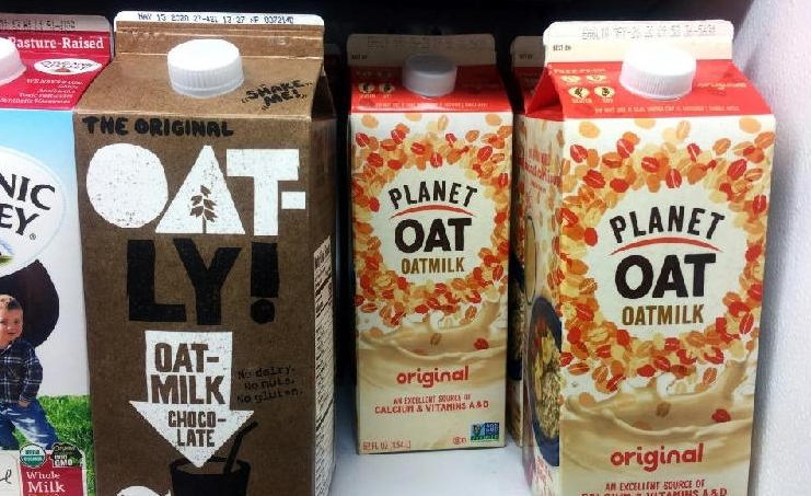 Oat milk companies expect their products to rapidly catch up with almond. AFP Oat milk companies expect their products to rapidly catch up with almond. AFP