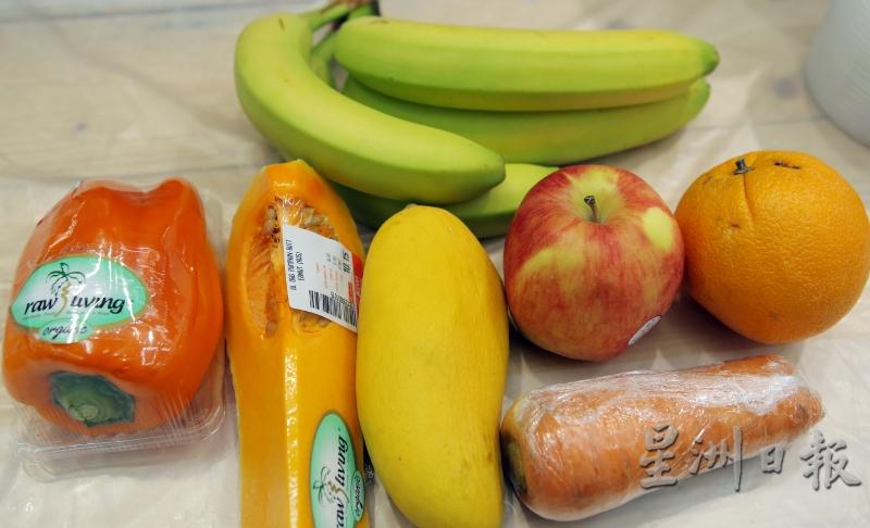 红、橙、黄色的蔬果抗氧化成分较高。