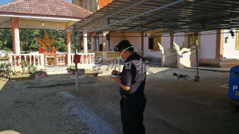宗教场所也是警方在行动管制期间重点巡视的地方之一。