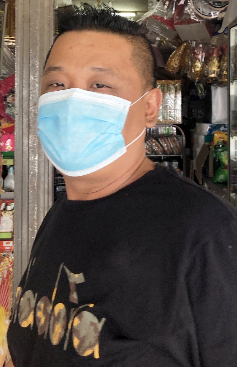 陈永新希望警方加强商店区的巡逻工作。


