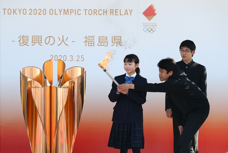 东京奥运会的圣火传递活动取消后，其“复兴圣火”将暂时存放在福岛县。