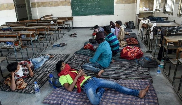 With all activity except essential services halted, huge numbers of India's poor are out of work. AFP With all activity except essential services halted, huge numbers of India's poor are out of work. AFP