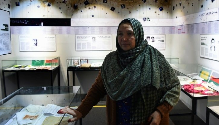 Nargis's husband wrote beautiful letters, even from a Taliban prison. But after the insurgents tortured and killed him, those pieces of paper became painful reminders of loss until a Kabul museum asked her to share them. AFP Nargis's husband wrote beautiful letters, even from a Taliban prison. But after the insurgents tortured and killed him, those pieces of paper became painful reminders of loss until a Kabul museum asked her to share them. AFP