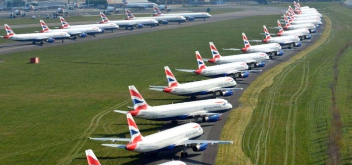 Almost all the flights worldwide are grounded and unavailable to ordinary passengers. BBC News