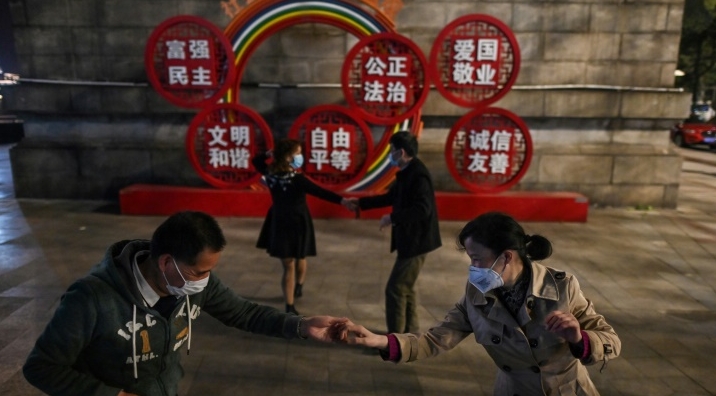 Signs of life are slowly re-emerging in Wuhan. AFP Signs of life are slowly re-emerging in Wuhan. AFP